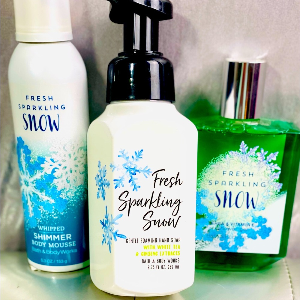 FRESH SPARKLING SNOW ❄️